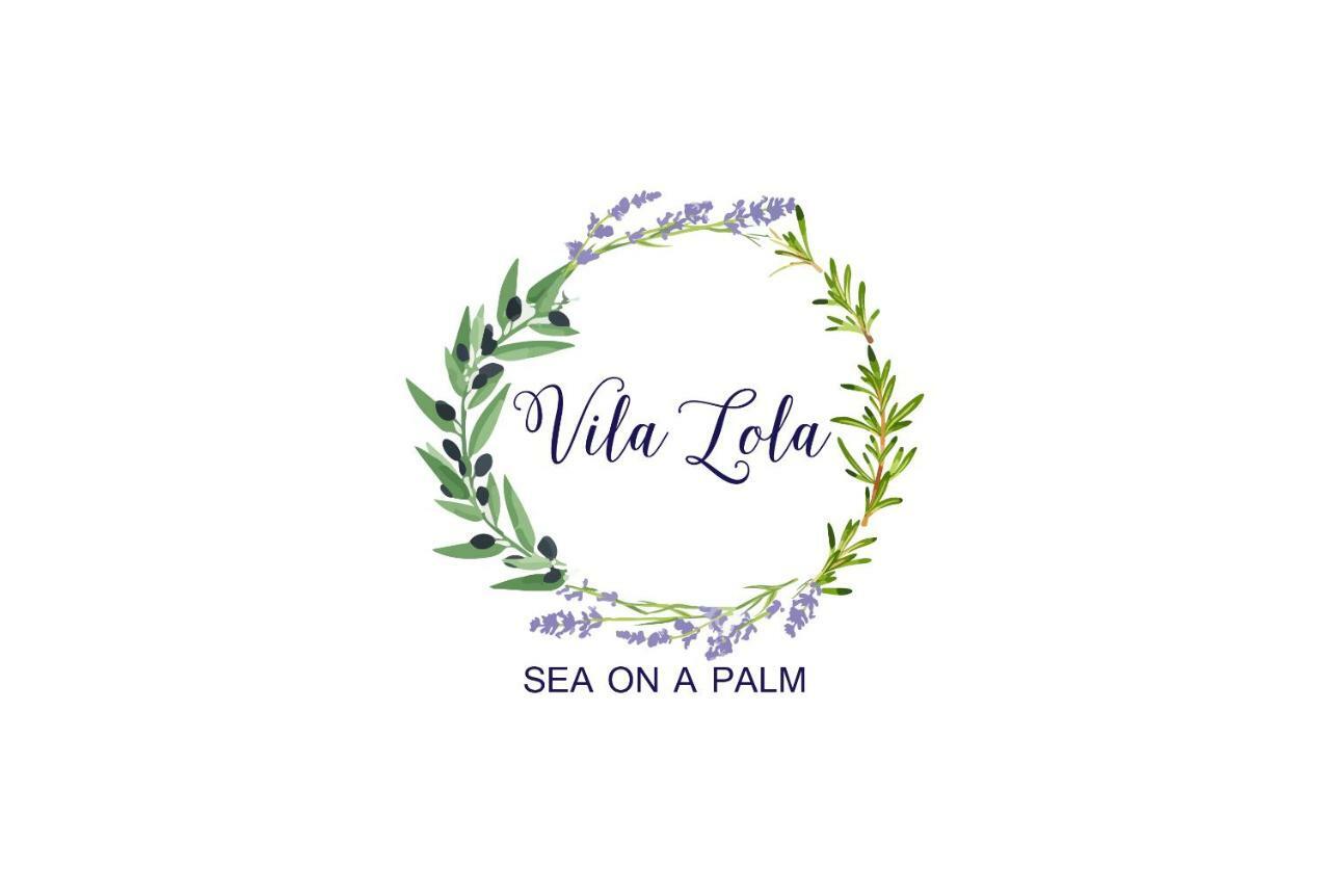 Holiday Home Lola, Sea On A Palm! Heated Pool 트로기르 외부 사진